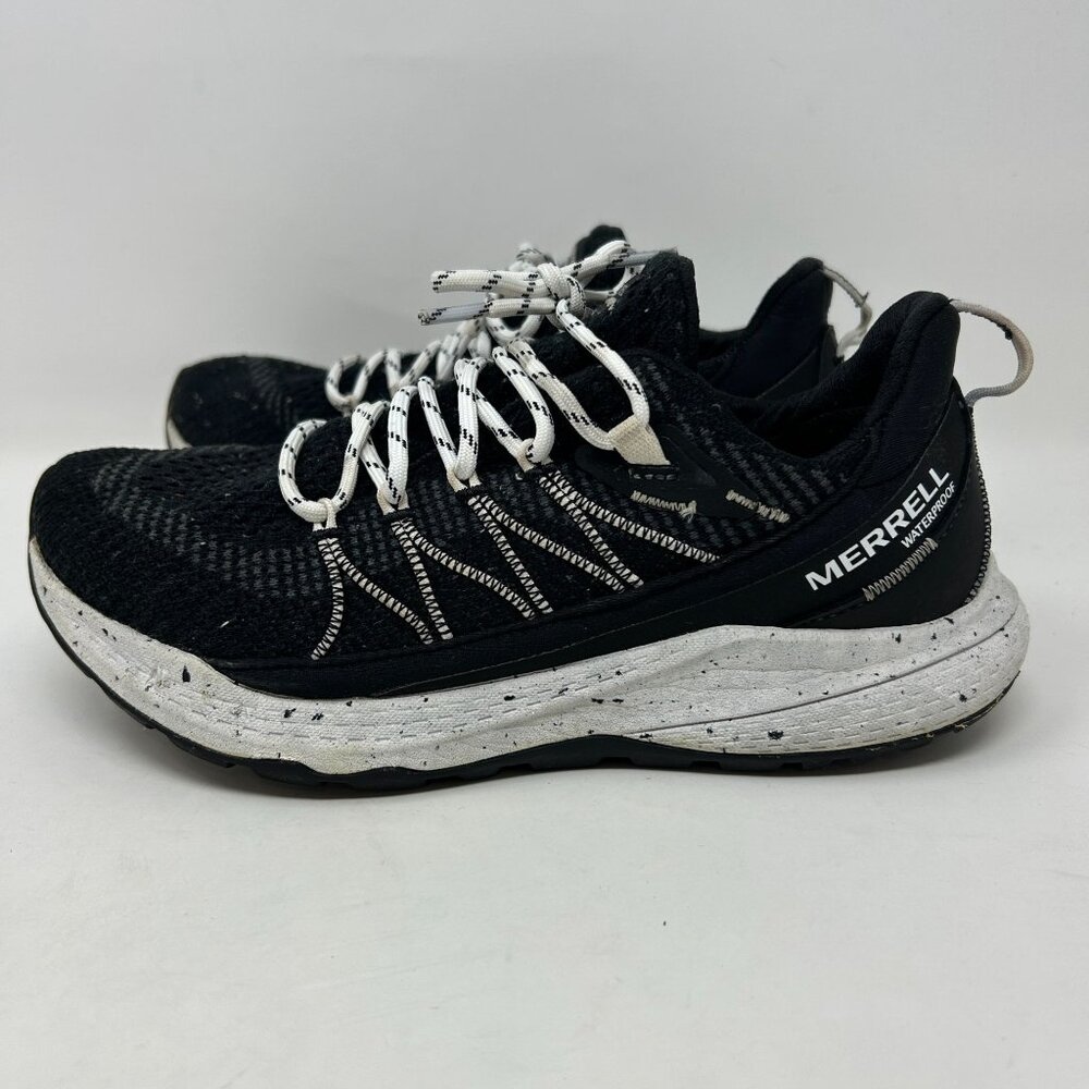 Merrell Womens Bravada 2 Waterproof Sneaker  Black/White Size 8.5